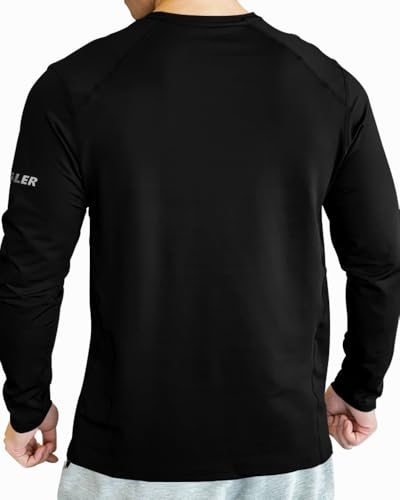 Image of Noble Monk Mens Polyester Solid Regular Fit T-Shirt