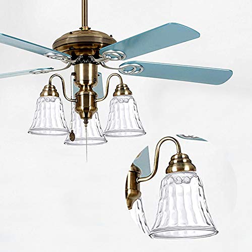 Image of Ceiling Fan Light Covers, Clear Hammered Style Bell Glass Shade, Lighting Replacement Glass Shade Standard 2-1 /8 inch Fitter Size, Perfect Ceiling Fan Globes Replacement Glass Accessories, Pack of 4