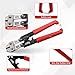 HOUSERAN Bolt Cutter 8 inch CR-V, Mini Bolt Cutter with Comfort Handle Grip, Safty Lock, Heavy Duty Bolt Cutter for Bolts, Steel Wires, Cables and Rivets