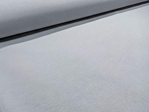 DESCONOCIDO RIVERO Tejidos. Tejido de loneta Lisa en Color Gris Perla nº 701 con 280 cm de Ancho. Se Vende por Metros. Ideal para la confección de Cortinas, manteles..