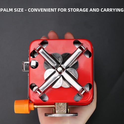 Image of Portable Camping Stove Burner, Outdoor Strong Firepower Camping Gas Stove Folding Lightweight Stove for Outdoor Hiking Cooking