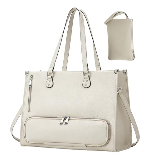 Bolso de mujer – Bolso de PU de gran capacidad | de trabajo para mujer, para teléfono, tableta, libro, comida, bebidas, universidad, escuela, viajes, exteriores, negocios y viajes por