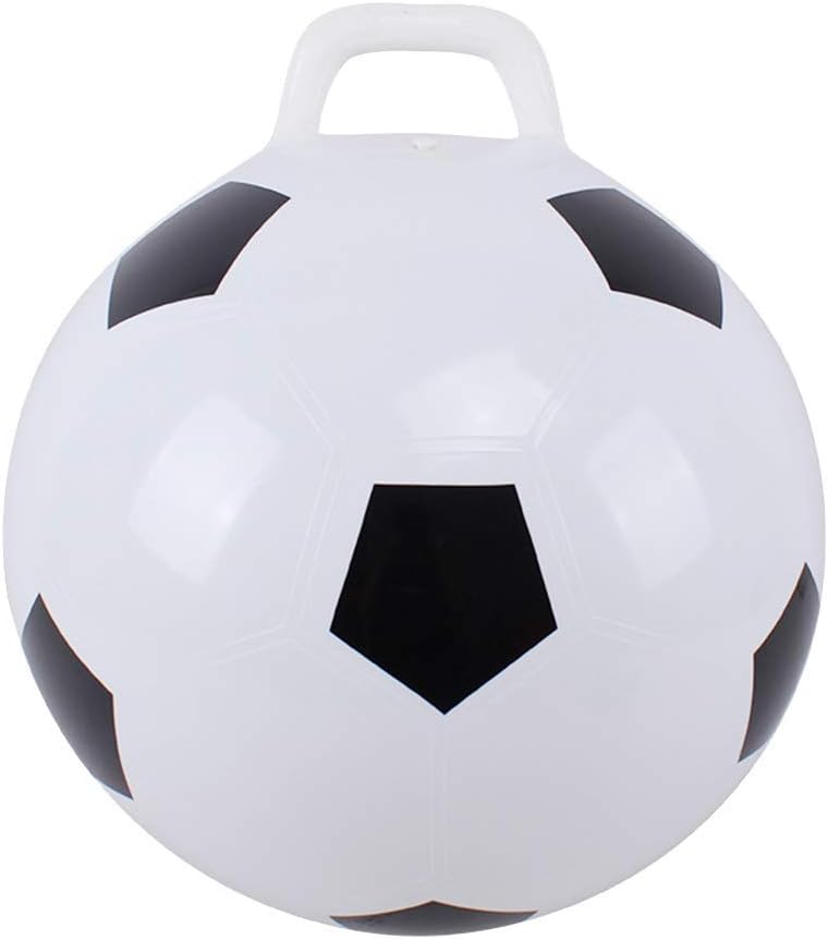 SYOSI Hopper ball, , bouncy ball with handles hop ball kangaroo bouncer hoppity hop jumping ball sit bounce 45cm(Football)
