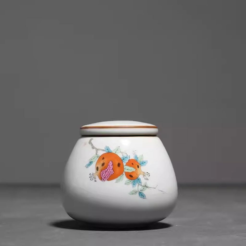 Keramik Lebensmittel Jar Kleine Tee Kann Retro Büro Desktop Versiegelt Lagerung Tee Kann Haushalt Tee Lagerung Speisekammer Lagerung Container