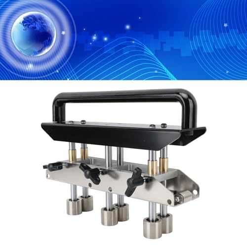 GRCFUMO 3 Station Roller Bender, Adjustable Sheet Metal Rolling Machine, Efficient Hand Tools Standing Seam Roofing Tools for Bending Metal Roofing Materials - Image 5