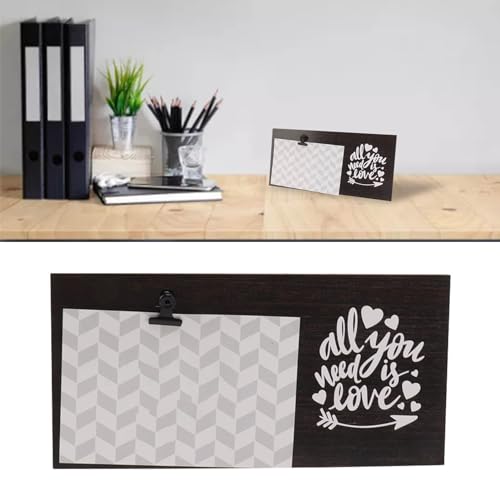 Molduras De Papel De Madeira, Kit De Suspensão De Fotos De Papelão Com Clipes, Quadro Decorativo De