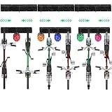 Sinoer Bike Rack Soporte de pared para almacenamiento de bicicletas para 6 bicicletas + 5 cascos Gancho para garaje o hogar Portabicicletas vertical, 20 pulgadas / 511 mm