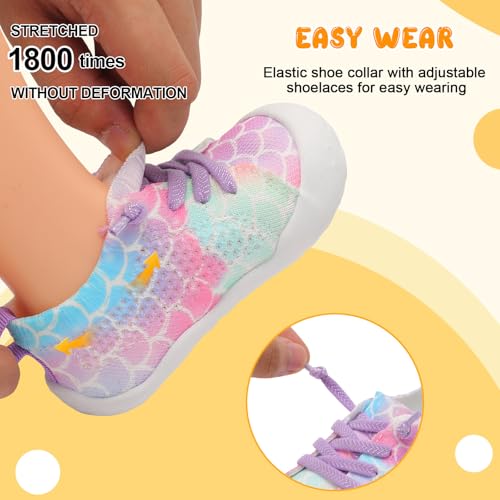 Image of JIASUQI Baby Shoes for Toddler Boys Girls Sneakers Slip on Walking Shoes for Babies