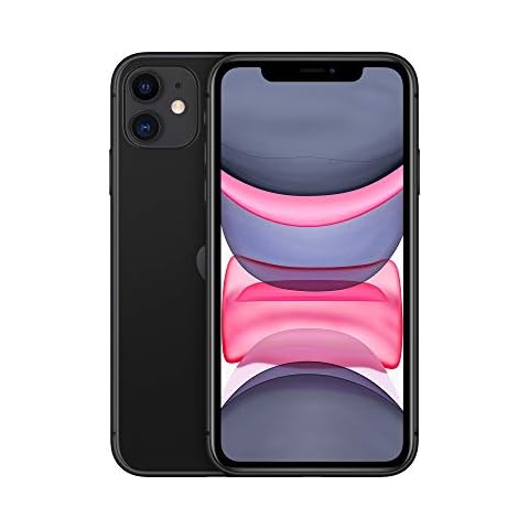 Apple iPhone 11 (128 GB) Negro con Cámara Dual y Face ID Cover