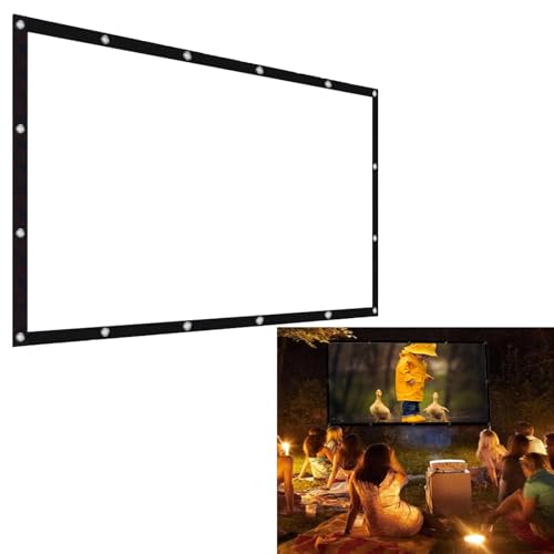 Pantalla de proyector 200 pulgadas 4:3 plegable portátil