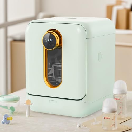 Image of ADVWIN 4 in 1 Baby Bottle Washer Pro - 3.2L Built-in Water Tank Dryer for Effortless Washing, All-in-One Machine for Bottles, Pump Parts & Baby Essentials - Save Time and Effort