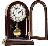2. Realizzato con materiali di alta qualità, questo resistente orologio da camino presenta numeri romani di facile lettura ed elegante intaglio in legno. Aggiungi un tocco di personalità e stile a qualsiasi stanza della tua casa con questo design indispensabile.