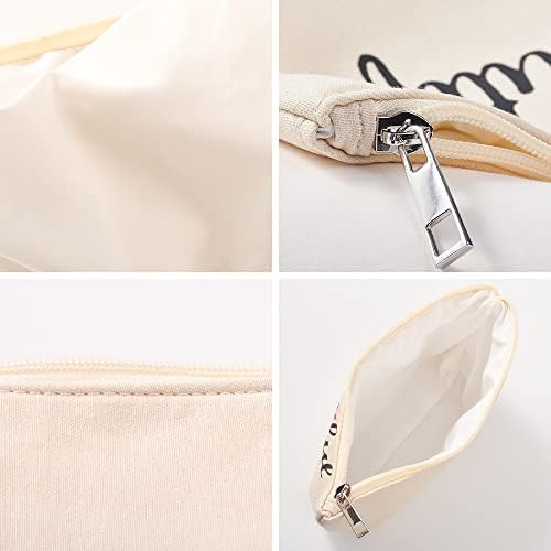 Cosmetic Bag Women Friend Gift Canvas Coin Purse Travel Makeup Toiletry Bag Birthday Present for Girls 2 Cosmetic Bag Women Friend Gift Canvas Coin Purse Travel Makeup Toiletry Bag Birthday Present for Girls