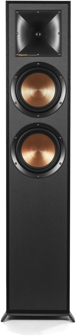 Klipsch Reference R-620F Floorstanding Speaker, Black Textured Wood Grain Vinyl, Pair - Image 4
