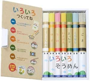 いろいろそうめん 7色麺 子供 景品 お土産 クレヨン風 パーティー
