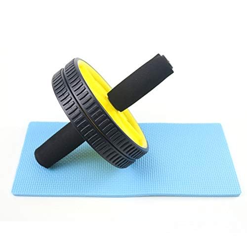 2 Wheel AB Roller with Knee Pad and Anti-Slip Handles - Perfect Abdominal Core Carver Fitness Workout for Abs - Home Gym Workout Set Of 1.-image-15