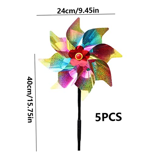 Deterrente para pájaros con efecto spinner solar reflectante y viento 8