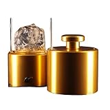 Ice Ball Press, Al Alloy Ice Ball Press Kit, Ice Ball Maker, for 70mm Ice Sphere, Ice Press, Quick Compression, for Whiskey, Cocktail, Bourbon, Scot On Party & Holiday.