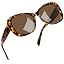 Leopard Frame Brown Lens