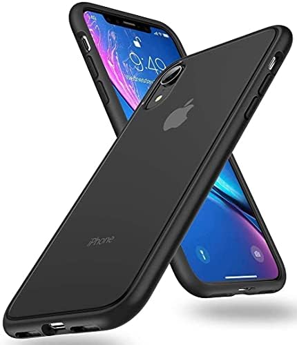 Humixx Shockproof Series iPhone XR Case Cover [Military Grade Drop Tested] [Upgraded Nano Material] Translucent Matte Case with Soft TPU Bumper, Protective Slim Case for Apple iPhone XR – 6.1 inch