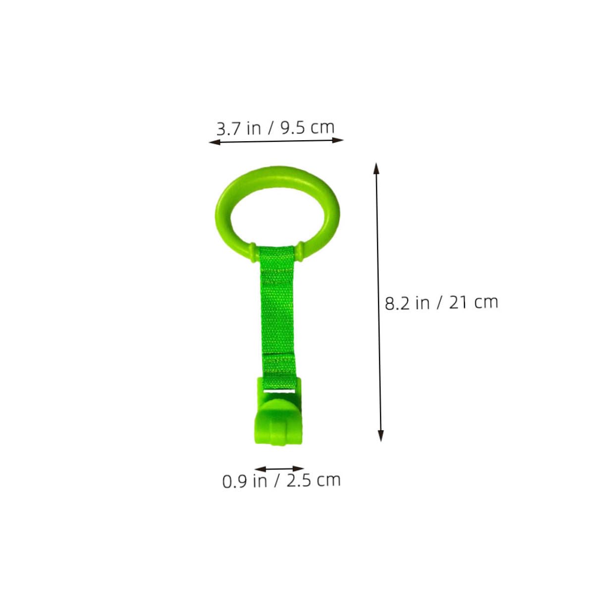 Unomor Walker Support 6pcs Baby Playpen Pull up Rings Learning Standing Ring Safe Plastic Construction Baby Bed Stand up Rings Boys and Girls Pull Ring