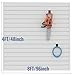 BRITINE Slatwall Panel Garage Organizer PVC Slatwall Heavy Duty Wall Mounted Rack, Interlocking Slat Wall Panels for Tool Organization Peg Board(White 4 x 4 ft)