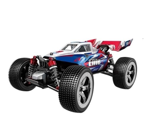 Quinmar 1/16 Scale Brushless RC Monster Truck, 43MPH High Speed, 2840 Brushless Motor, 2.4GHz 4WD Off-Road Car, All-Metal Transmission, Water Resistant, with Tools & Spare Tire(1601blue)