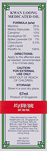 Kwan Loong Oil Pain Relief - Family Size 57Ml Pack Of 1 #TOP5