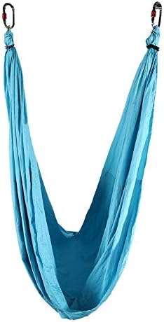 Columpio de yoga antigravedad azul cielo, fabricado en nailon con...