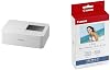 Set Purchase Canon SELPHY CP1500 Compact Photo Printer, White, Normal KL-36IP Color InkPaper Set Large Size 36 Sheets