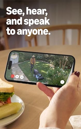 Image of Ring Outdoor Cam (Stick Up Cam), Weather-resistant home or business security camera, outdoor ready, Live View, Color Night Vision, Two-Way Talk, motion alerts, Works with Alexa, 2-pack, White