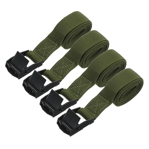 Gatuida 4pcs Lightweight Breathable Camping Quick Release Strap Duty Belt for Luggage Fixing