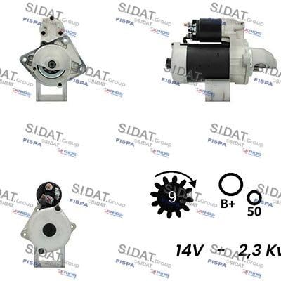 SIDAT MOTOR DE ARRANQUE S12BH0098A2 Compatible con IVECO Daily VI Furgón DAILY VI Caja/Chasis DAILY IV Furgón/ranchera familiar DAILY V Furgón/ranchera familiar Daily IV Camión de plataforma/Chasis