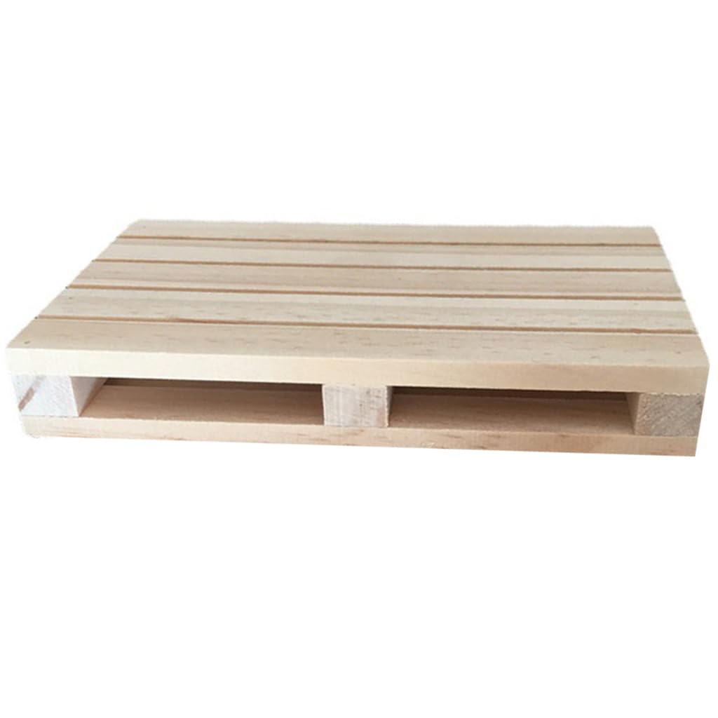 Hsyzygian Premium Wood Beverage Natural Wooden Pallet Coasters for Restaurants Coffee Shop Living Rooms Kitchen Table Rectangle Tabletop Protector for Kids