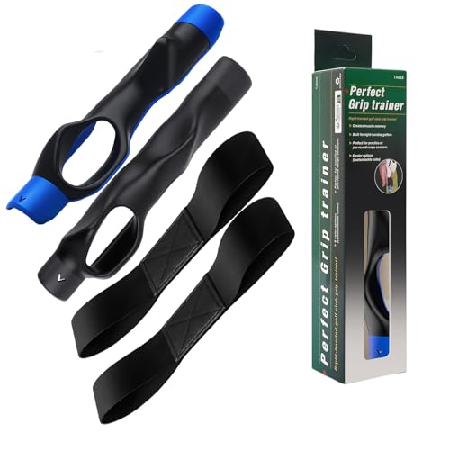 Golf Grip Trainer & Connection Band 2Set,Golf Training Aid,Improve Your Swing Rhythm,Golf...