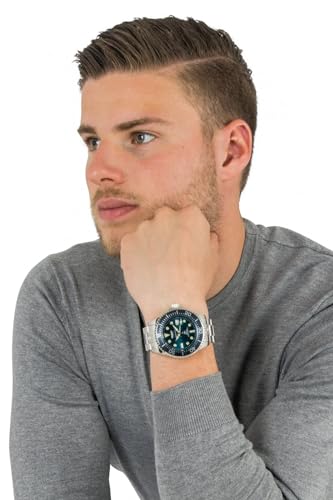 Invicta Stainless Steel Analog Blue Dial Men Watch-18160, Silver Band - Image 6