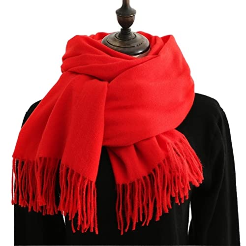 Sciarpa Invernale Sciarpa Donna Sciarpe Inverno Imitazione Cachemire Sentire Pashmina Scialle Involucri Morbidi Coperta Calda Sciarpe for Le Donne Regalo Sciarpa Scialle(P)