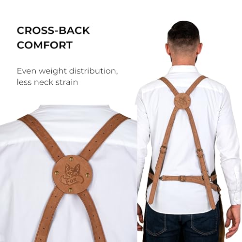 Black Forest Fox Butcher Leather Apron