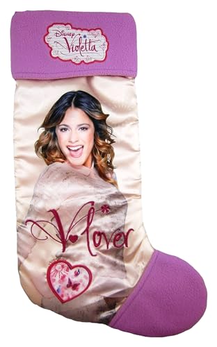 Calza della befana Violetta Disney Decorazioni Natalizie calzettone Dolci Caramelle Doni per Grandi e Bambini (4)