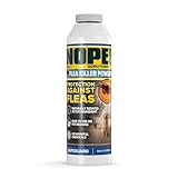 NOPE! Flea Killer Powder for Pet Bedding and other Soft Furnishings - Fast-Acting Home Flea Treatment | Indoors and Outdoors, Carpets, Upholstery, Kitchens