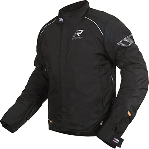 Rukka Herm Gore-Tex Giacca tessile moto, nero/argento, 46