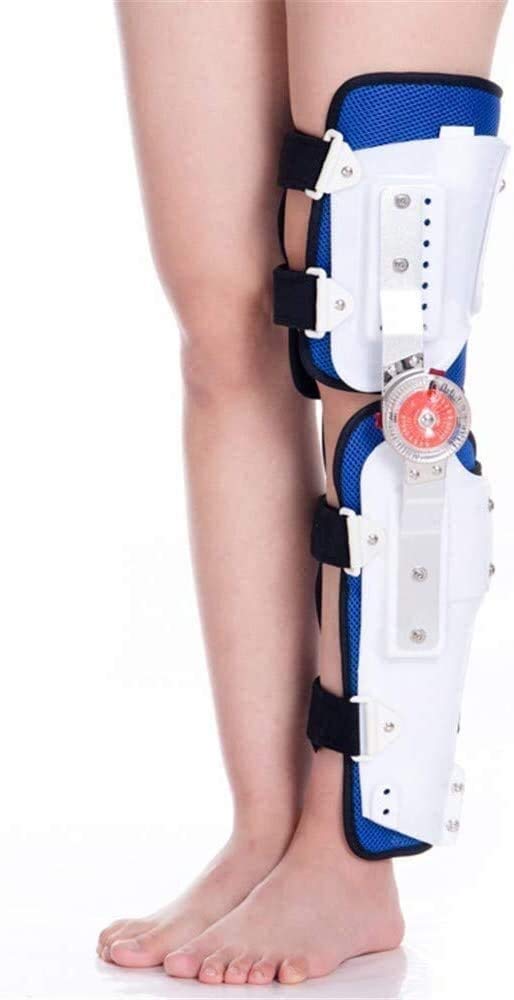 NGDFGR Adjustable Leg Stabilizer Immobilization Splint Braces Breathable Hinged Knee Support Brace For Operated Knee Is Unisex