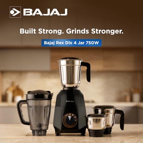 Bajaj Rex Dlx Ninja 4 Jar 750W Mixer Grinder - Image 4