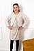 BOLEROSE Girls Cozy Faux Fur Childrens Kids Bolero Shrug Jacket Coat (Beige, 9-10 Years)
