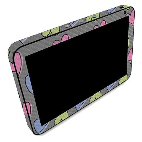 Image of MightySkins Carbon Fiber Skin Compatible with Amazon Echo Show 8 (Gen 2) - Girly | Protective, Durable Textured Carbon Fiber Finish | Easy to Apply | Made in The USA