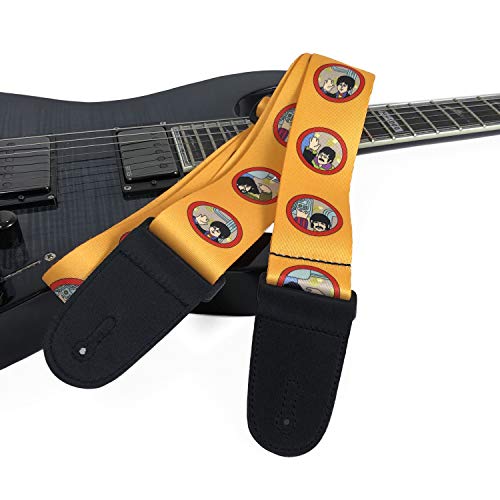 Couros Perri | The Beatles guitarra Strap - Poliéster | 2’ ’Wide, ajustável 39