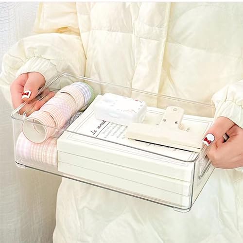 HEEPDD Transparent Acrylic Storage Box, Clear Makeup Organizer for Face Mask and Skincare Products with Durable Water Proof Material and Minimalist Design - Image 2