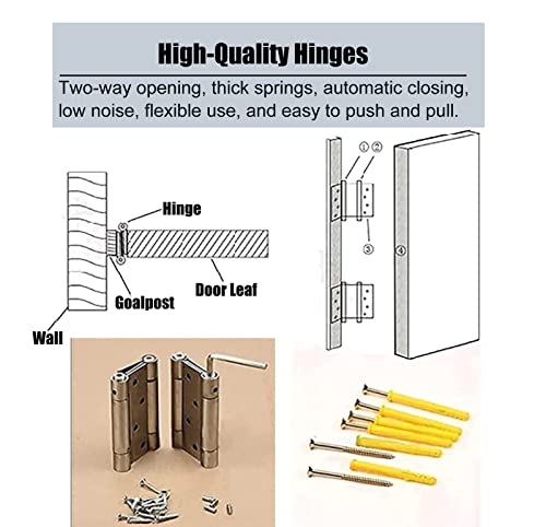 Aneez 78963 Rustic Wood Swinging Doors thumb #4
