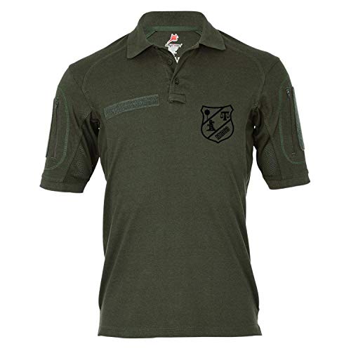 Polo tactique Alfa marine avec écusson brodé du bateau M1063 taille 3XL