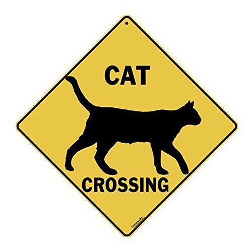 CROSSWALKS Cat Silhouette Crossing 12